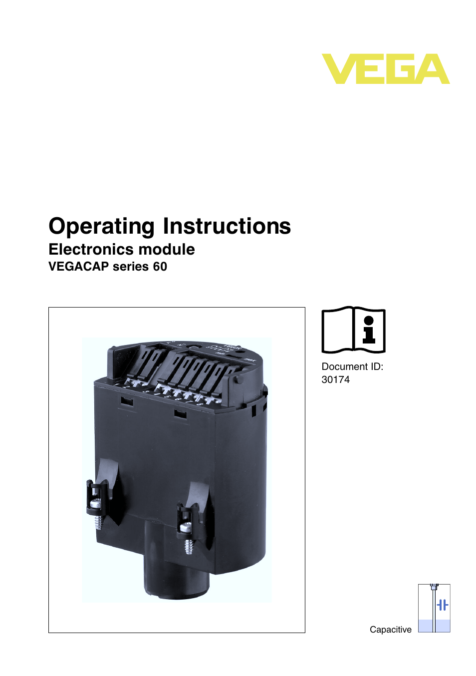 VEGA VEGACAP series 60 User Manual | 12 pages