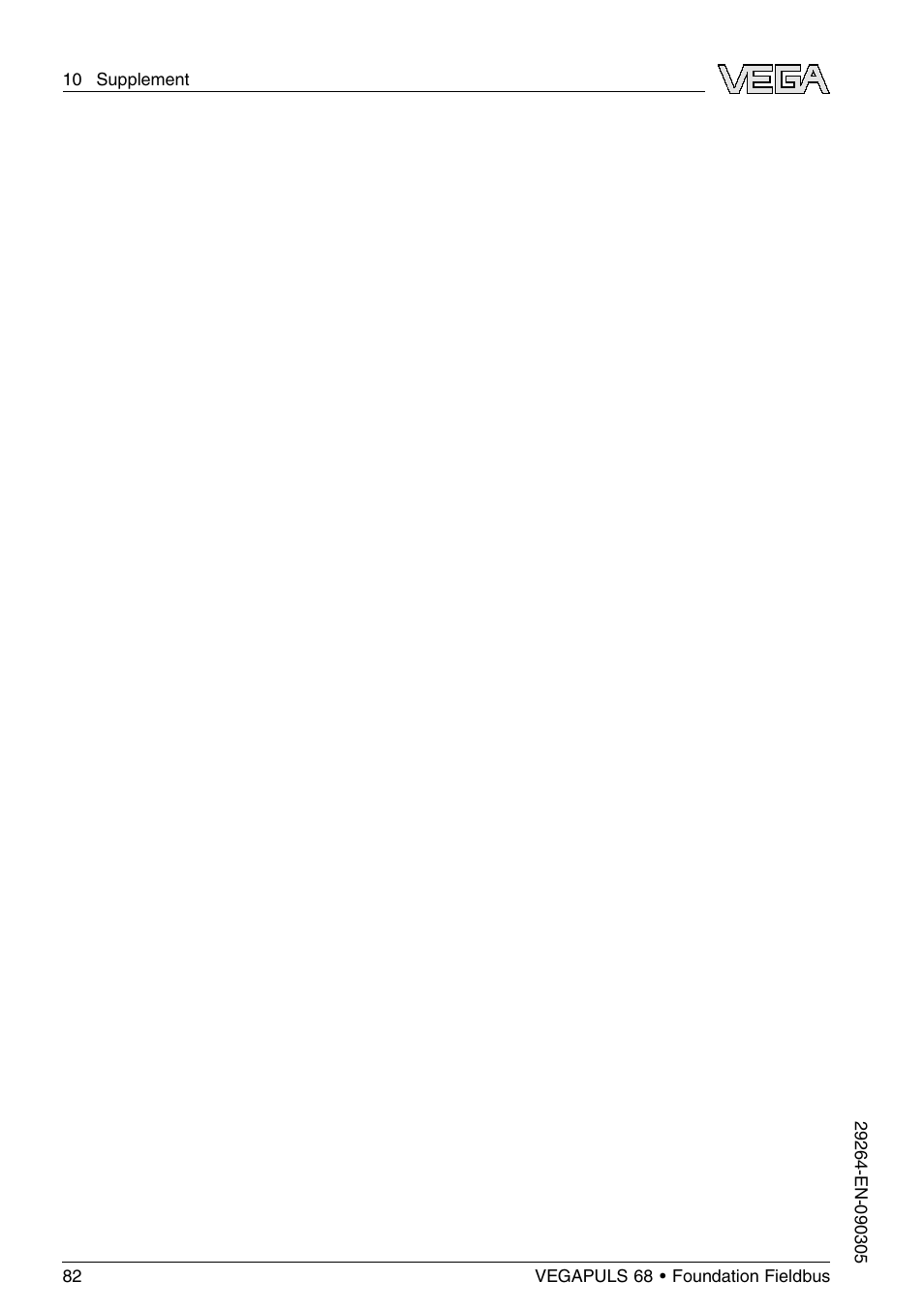 VEGA VEGAPULS 68 (≥ 2.0.0 - ≤ 3.8) Foundation Fieldbus User Manual | Page 82 / 84