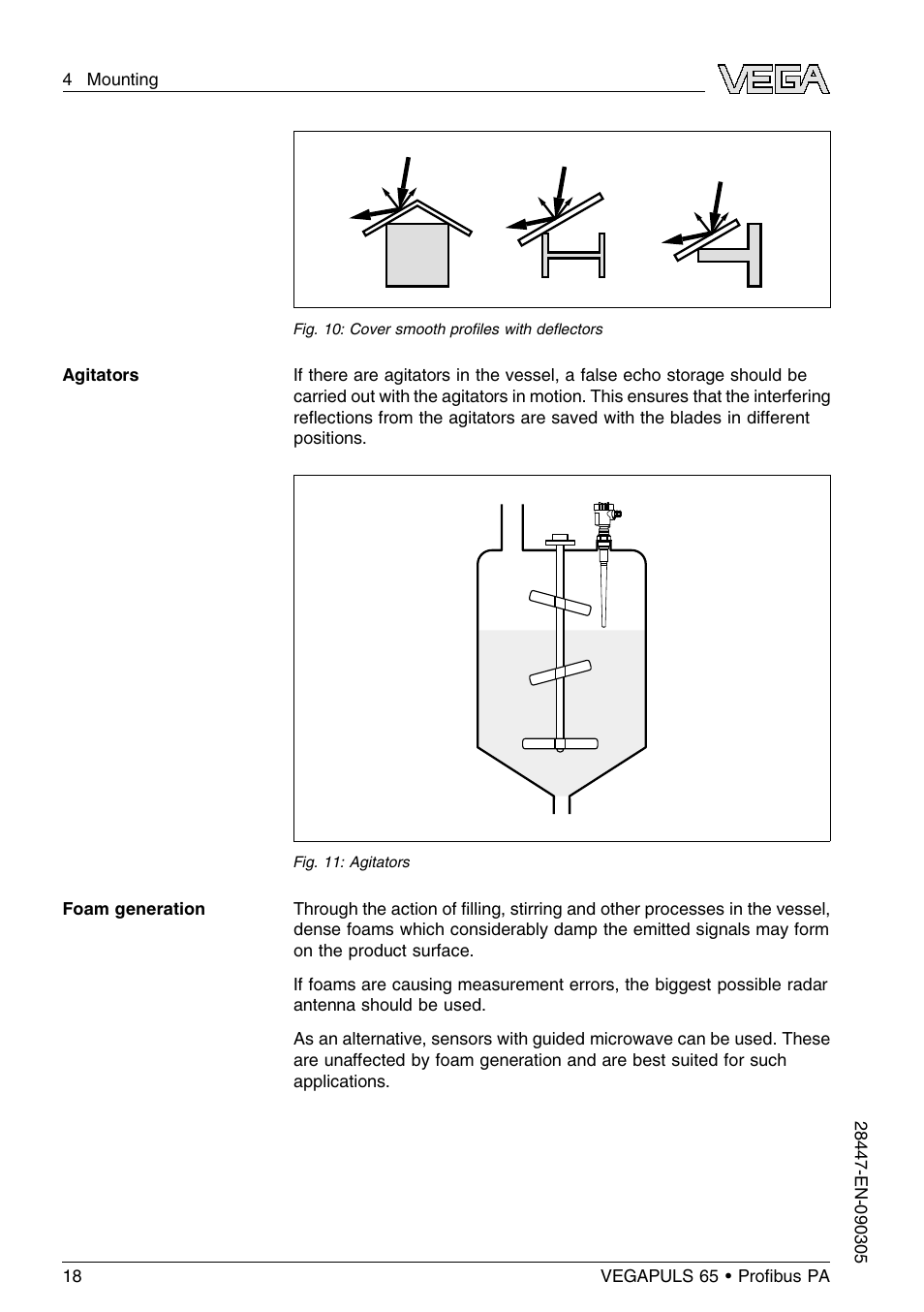 VEGA VEGAPULS 65 (≥ 2.0.0 - ≤ 3.8) Proﬁbus PA User Manual | Page 18 / 64