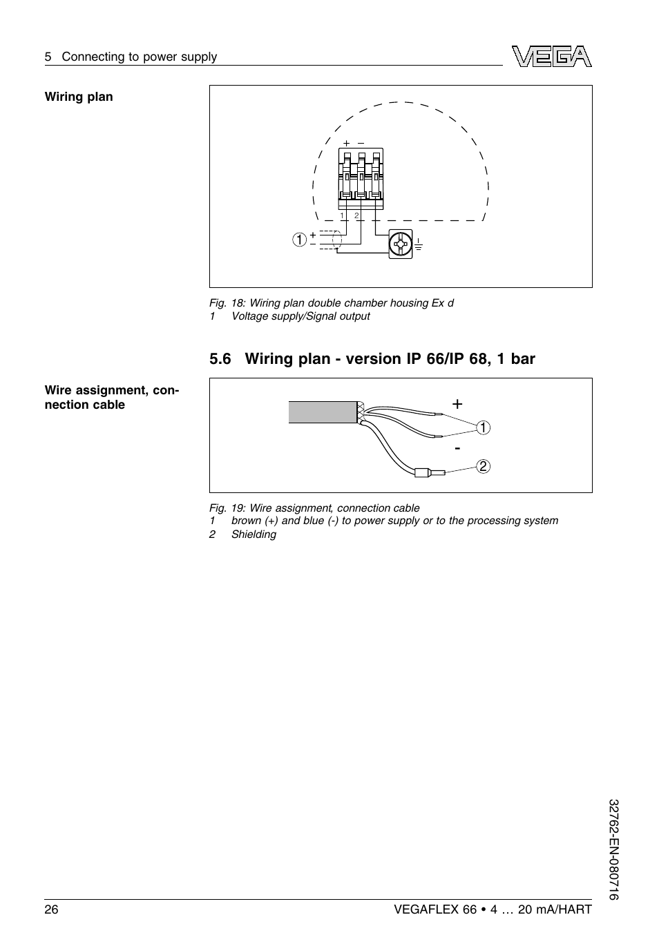 VEGA VEGAFLEX 66 (-110…+400°C) 4 … 20 mA_HART User Manual | Page 26 / 64