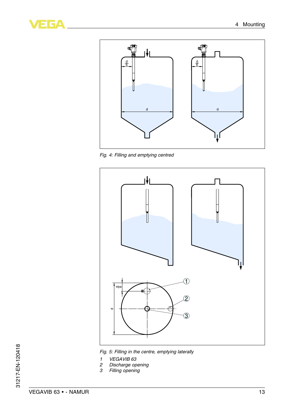 VEGA VEGAVIB 63 - NAMUR User Manual | Page 13 / 40