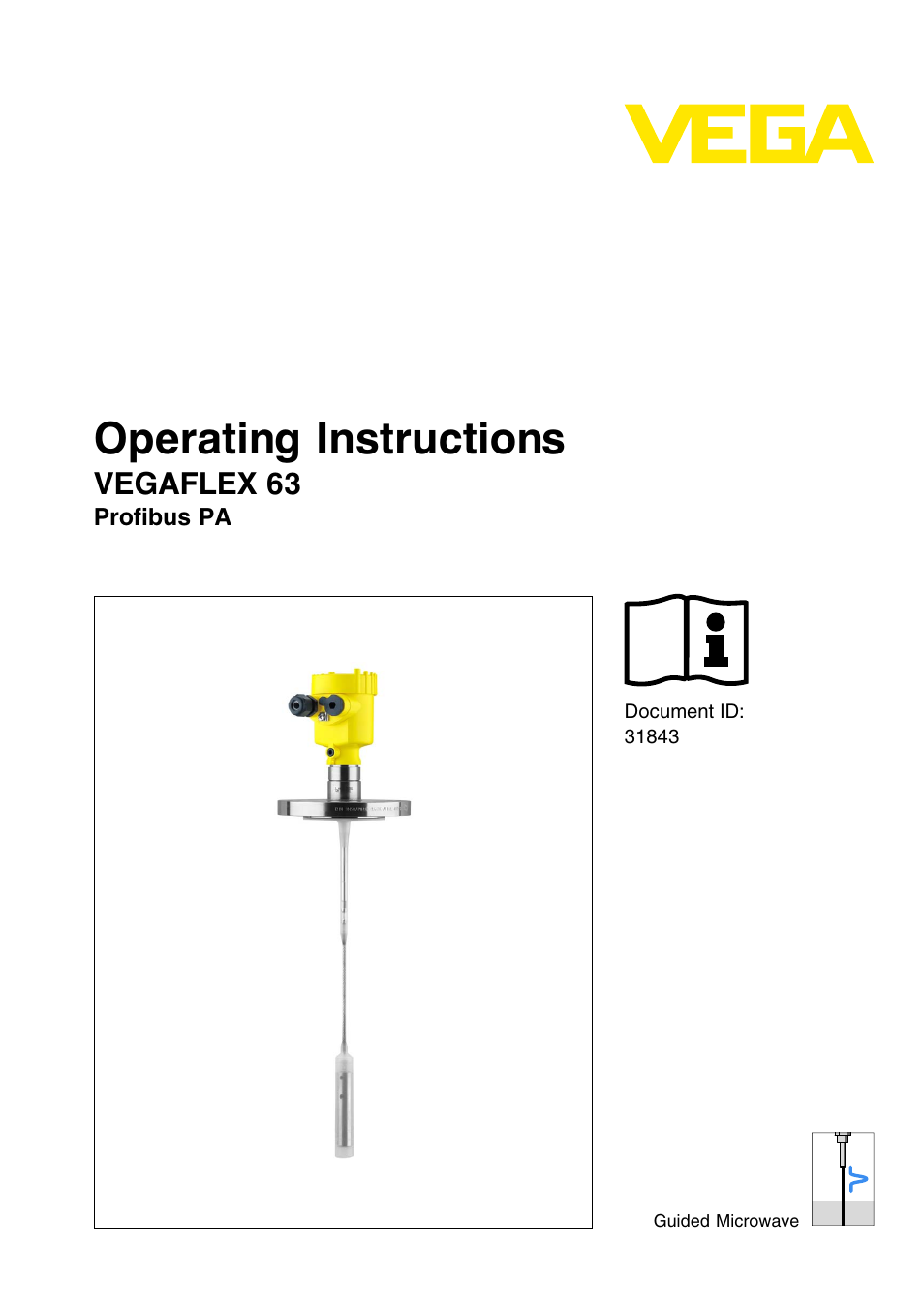 VEGA VEGAFLEX 63 Profibus PA User Manual | 60 pages