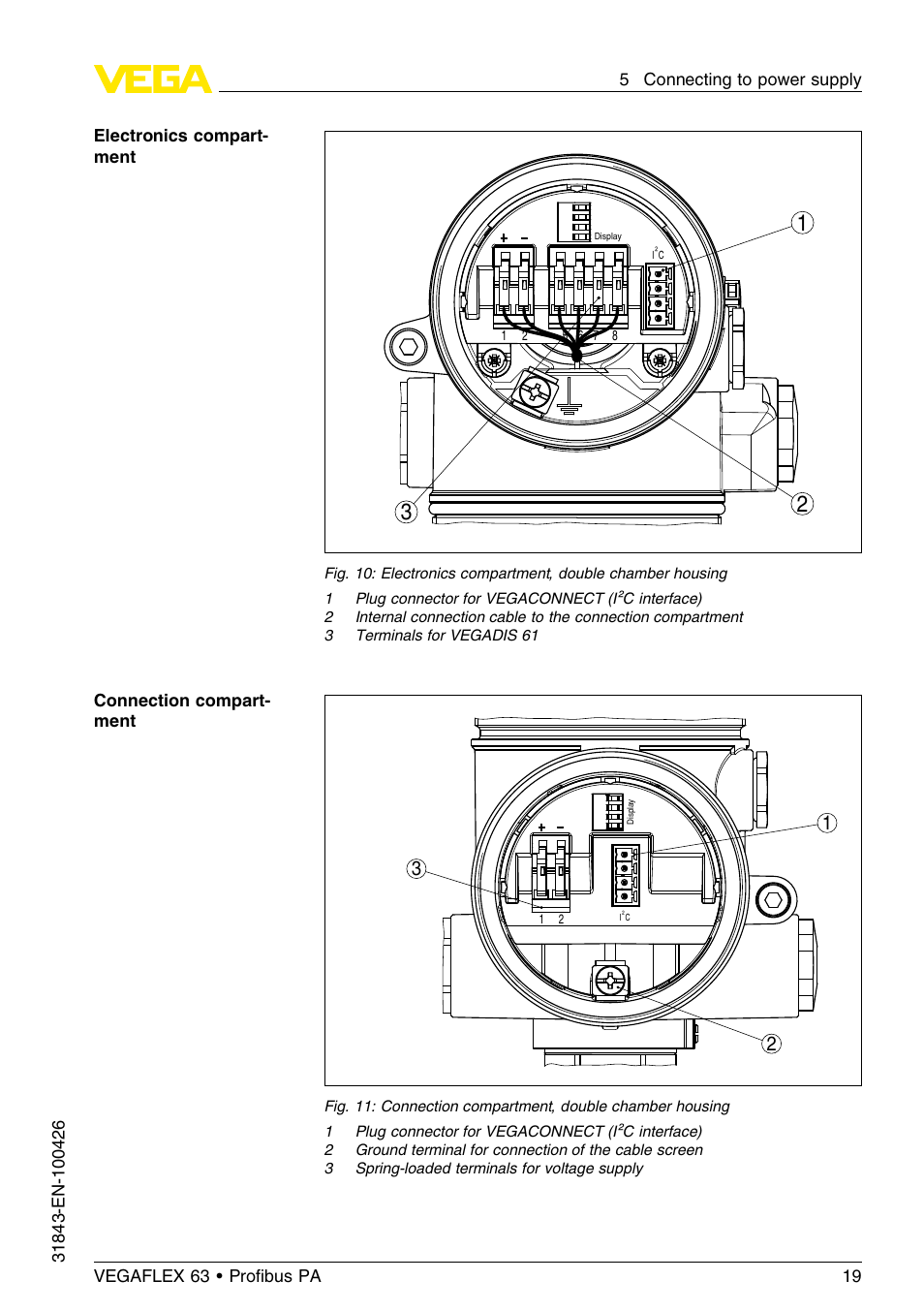 VEGA VEGAFLEX 63 Profibus PA User Manual | Page 19 / 60
