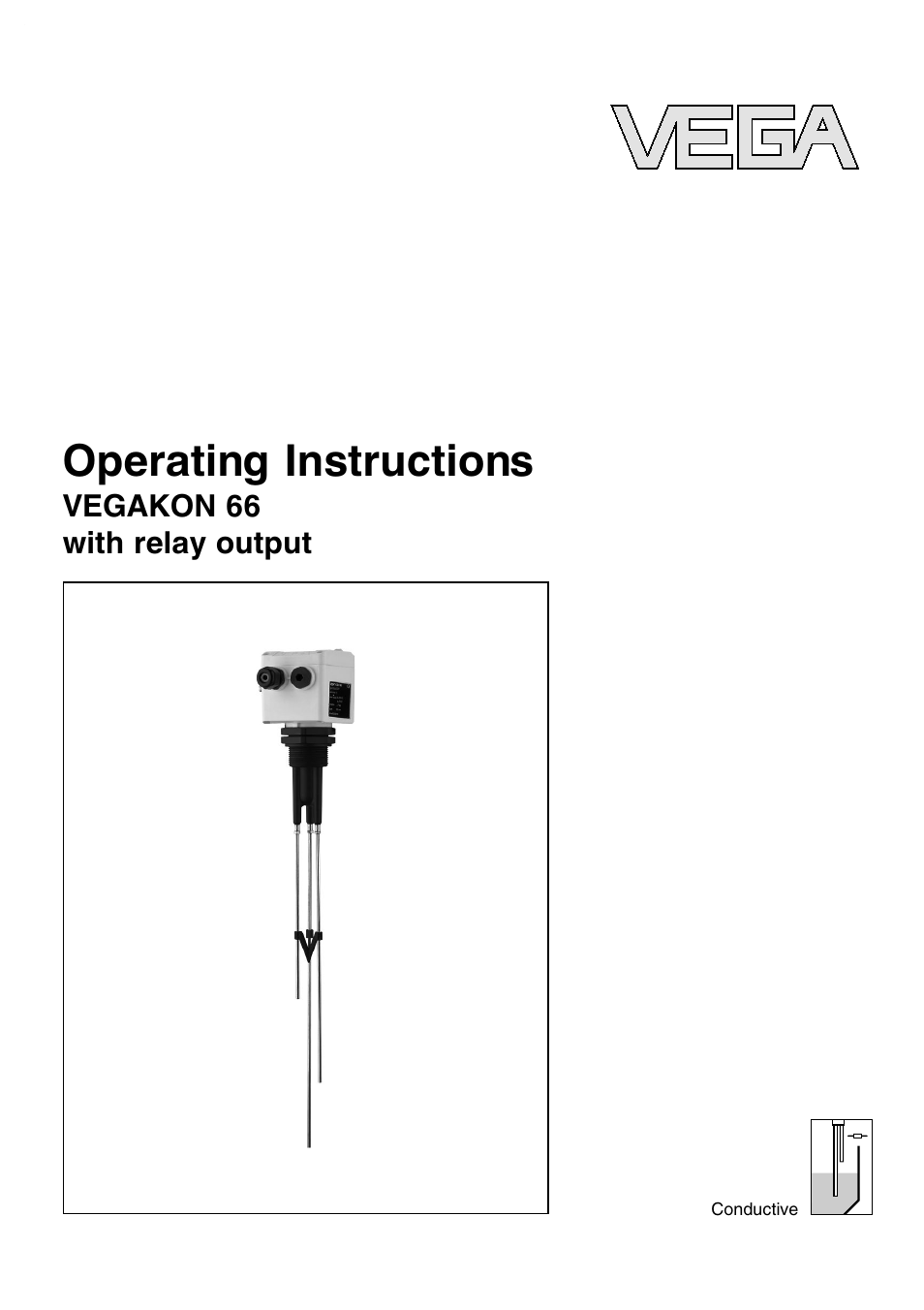 VEGA VEGAKON 66 with relay output User Manual | 28 pages