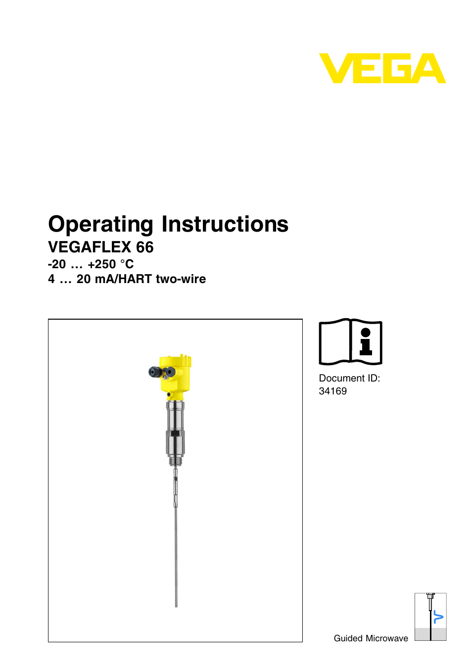 VEGA VEGAFLEX 66 (-20…+250°C) 4 … 20 mA_HART two-wire User Manual | 64 pages