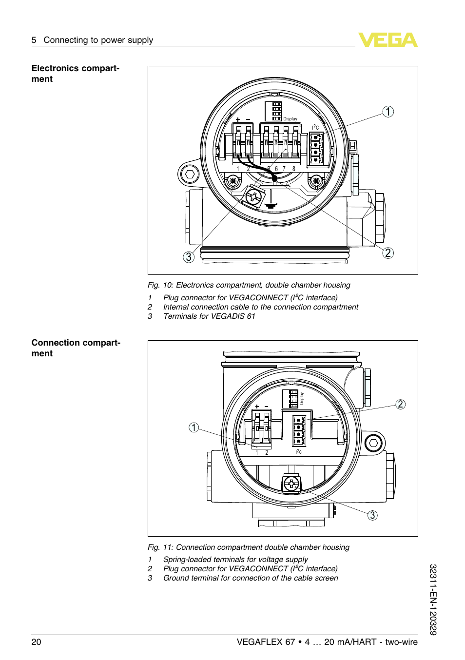 VEGA VEGAFLEX 67 (-200…+400°C) 4 … 20 mA_HART two-wire User Manual | Page 20 / 64