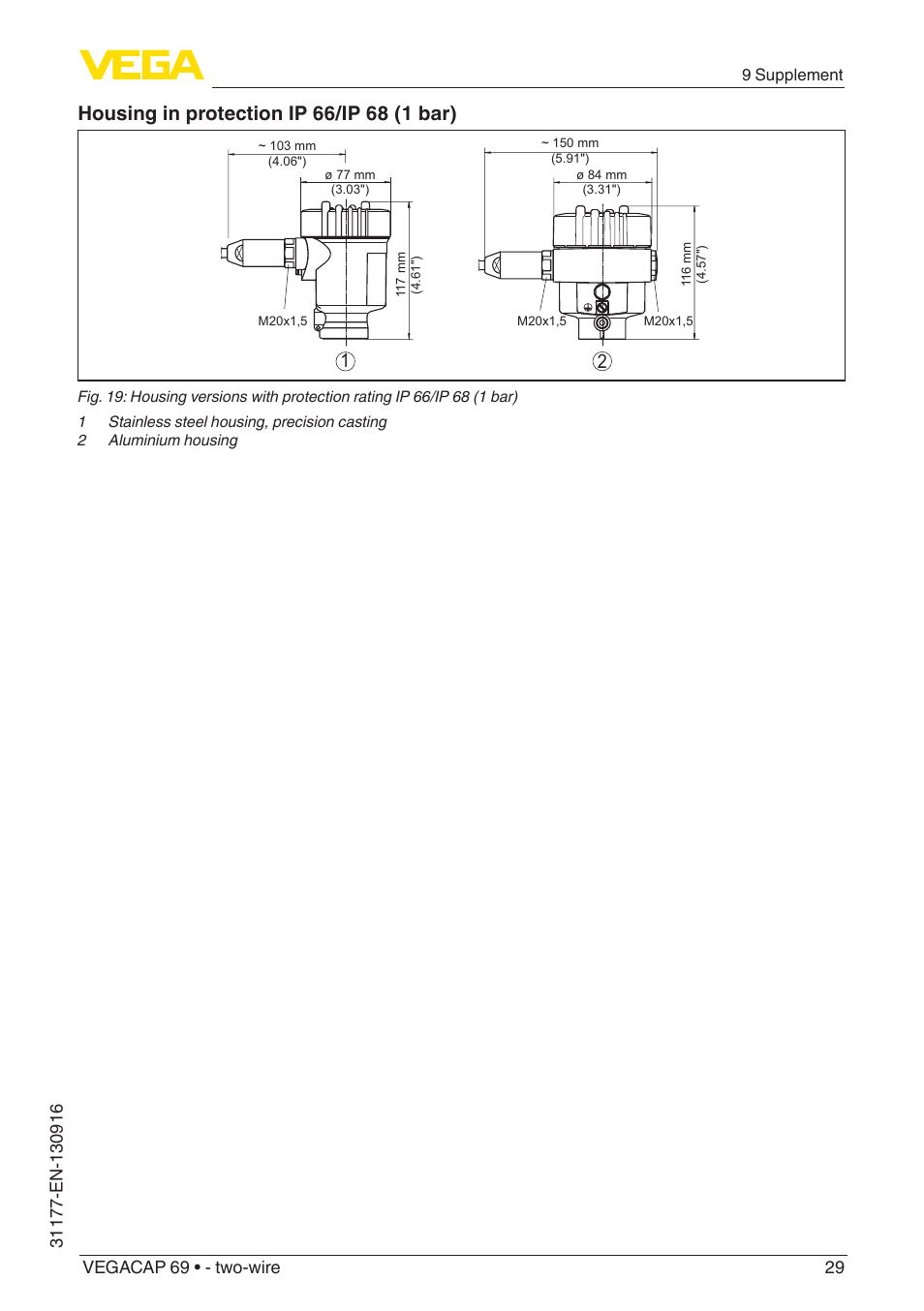 VEGA VEGACAP 69 - two-wire User Manual | Page 29 / 32