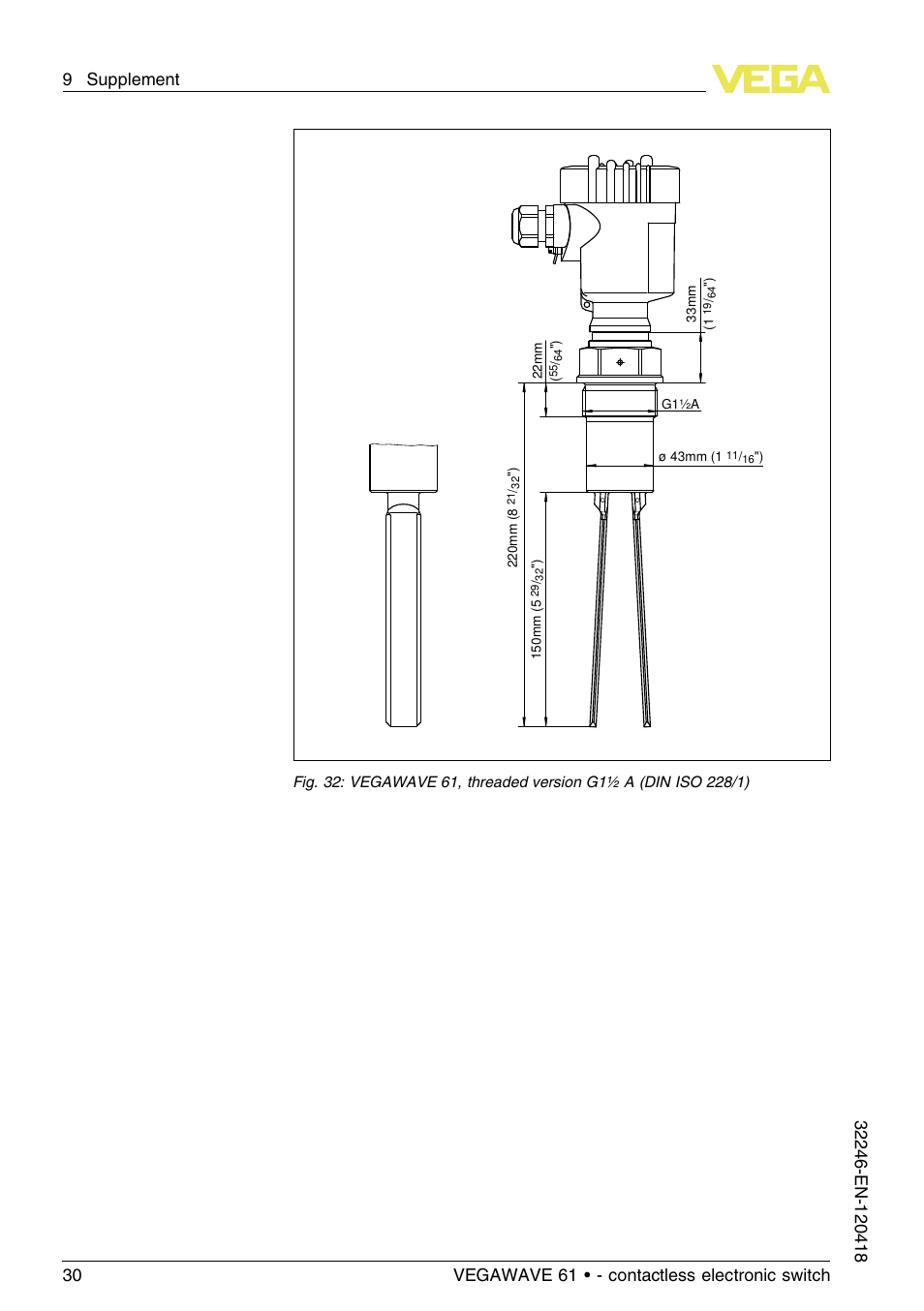 VEGA VEGAWAVE 61 - contactless electronic switch User Manual | Page 30 / 36