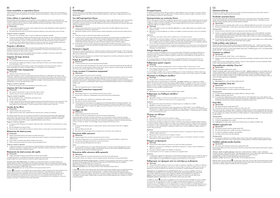 DYSON DC 24 User Manual | Page 10 / 15