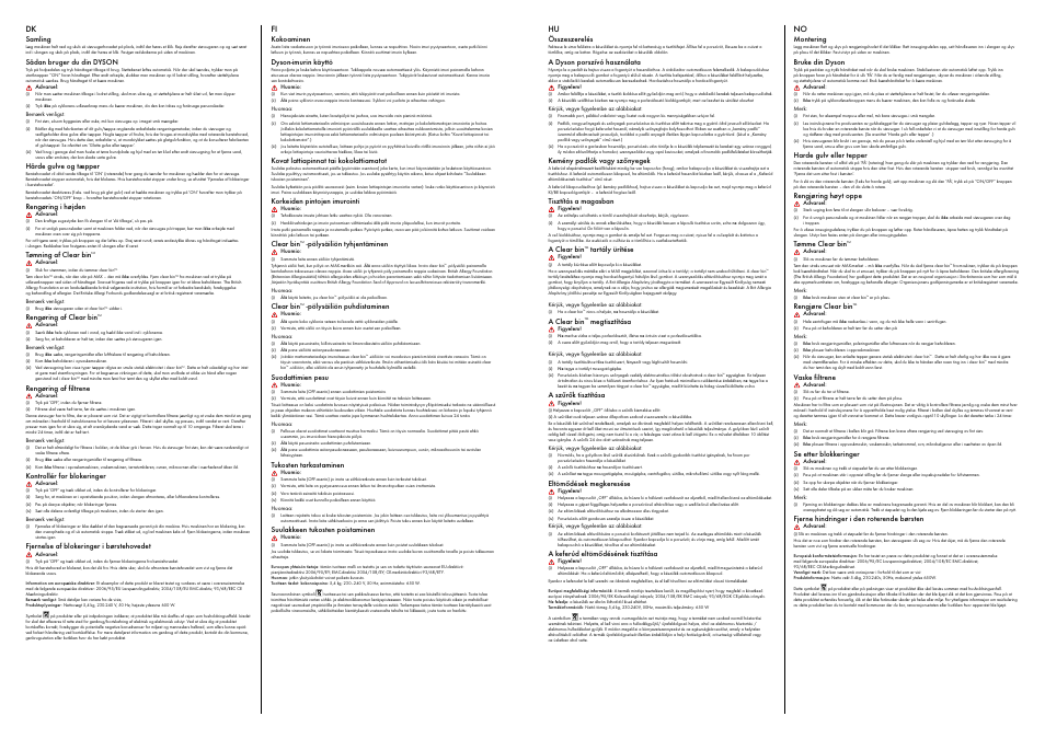 DYSON DC 24 User Manual | Page 11 / 15