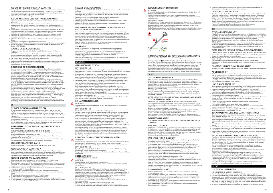 DYSON DC 26 User Manual | Page 10 / 19