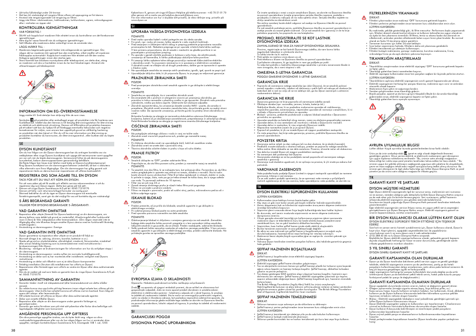 DYSON DC 26 User Manual | Page 16 / 19