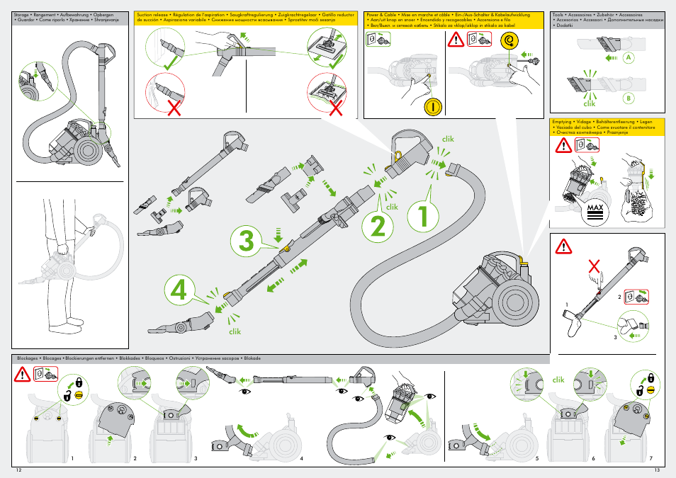 Clik | DYSON DC 26 User Manual | Page 7 / 19