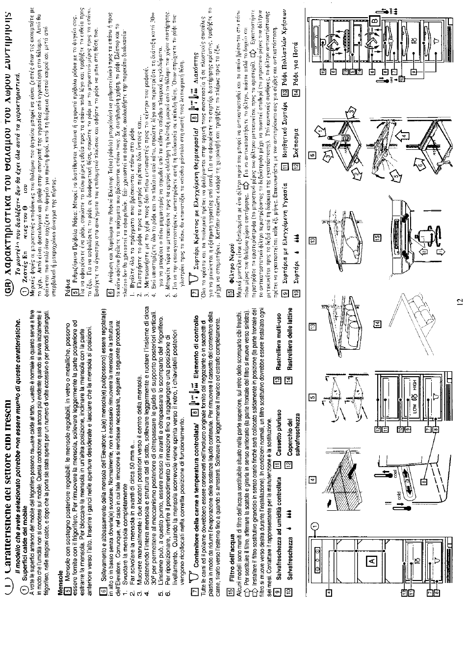 Carauensticne aei settore cidi irescni, Carauensticne aei settore, Irescni | Aapqkttiplatlka, Awpov | KELVINATOR KTRIS 245 FBW User Manual | Page 14 / 26