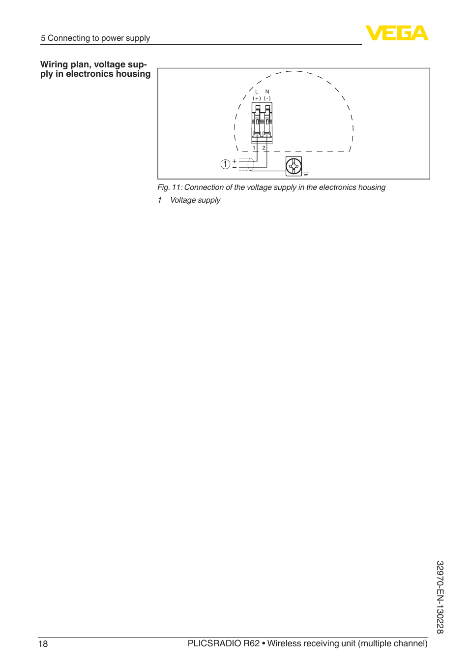 VEGA PLICSRADIO R62 Wireless receiving unit User Manual | Page 18 / 40