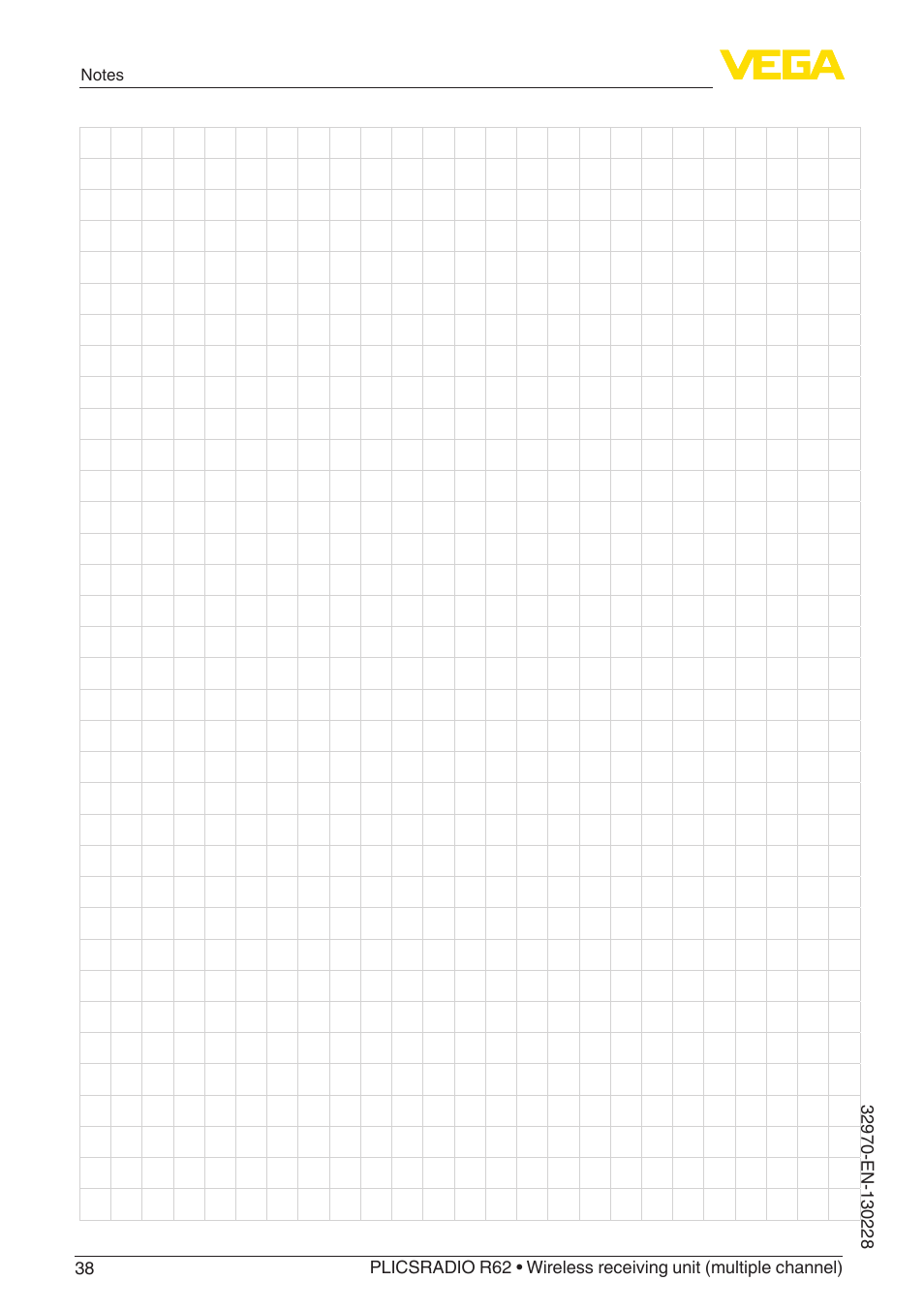VEGA PLICSRADIO R62 Wireless receiving unit User Manual | Page 38 / 40
