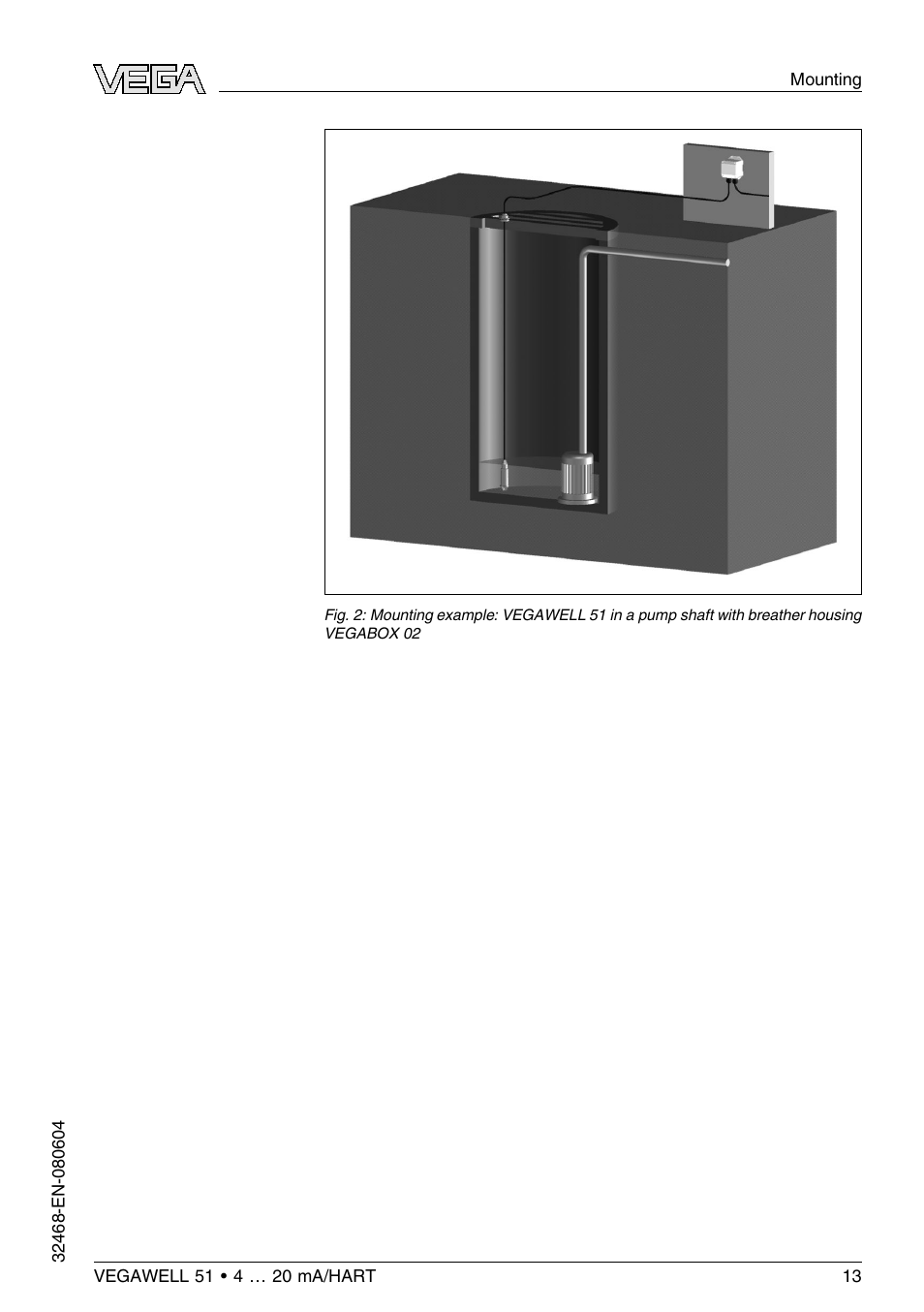 VEGA VEGAWELL 51 4 … 20 mA_HART User Manual | Page 13 / 40