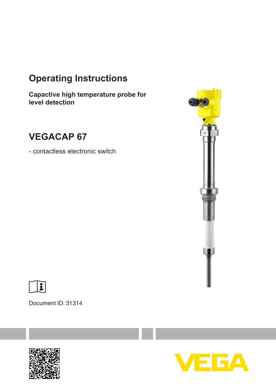 VEGA VEGACAP 67 - contactless electronic switch User Manual | 36 pages