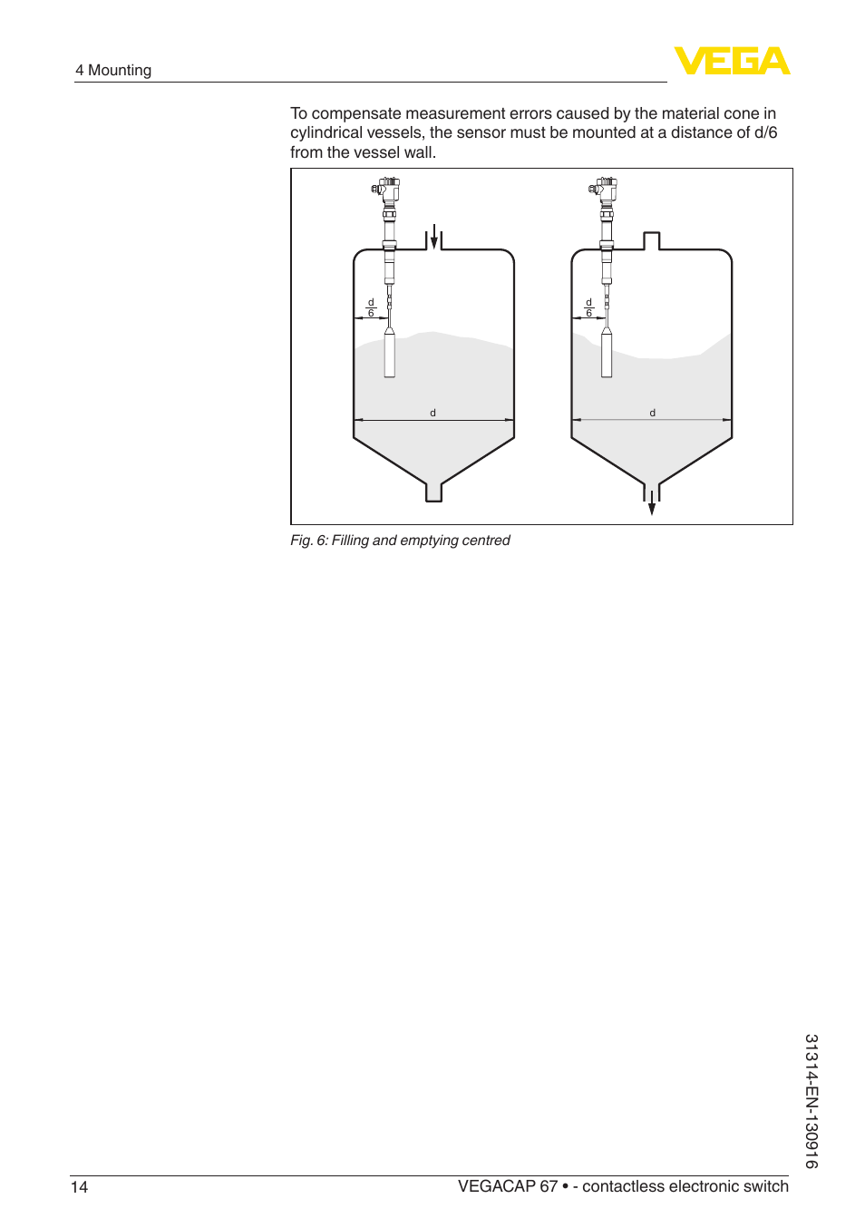 VEGA VEGACAP 67 - contactless electronic switch User Manual | Page 14 / 36