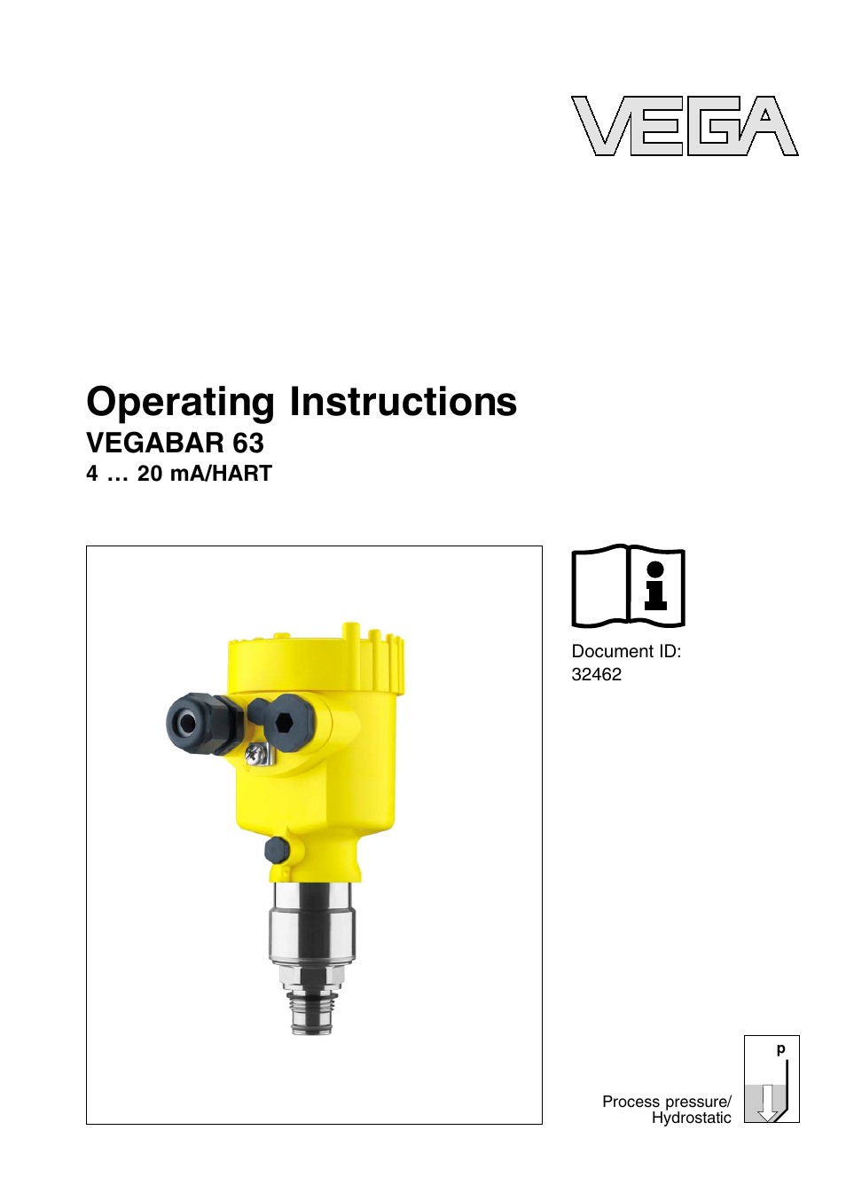 VEGA VEGABAR 63 4 … 20 mA_HART User Manual | 76 pages