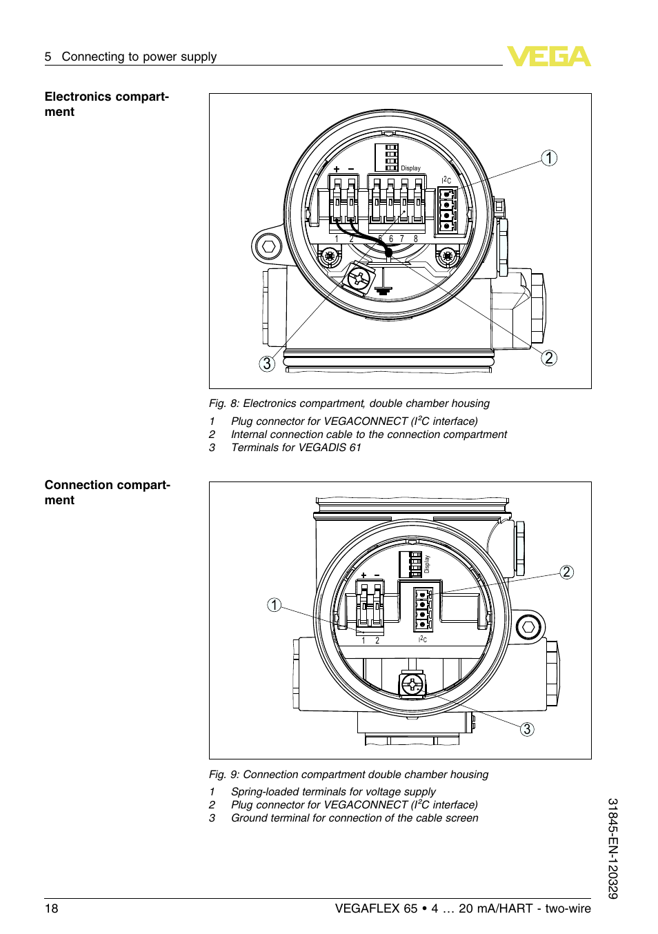 VEGA VEGAFLEX 65 4 … 20 mA_HART two-wire User Manual | Page 18 / 56