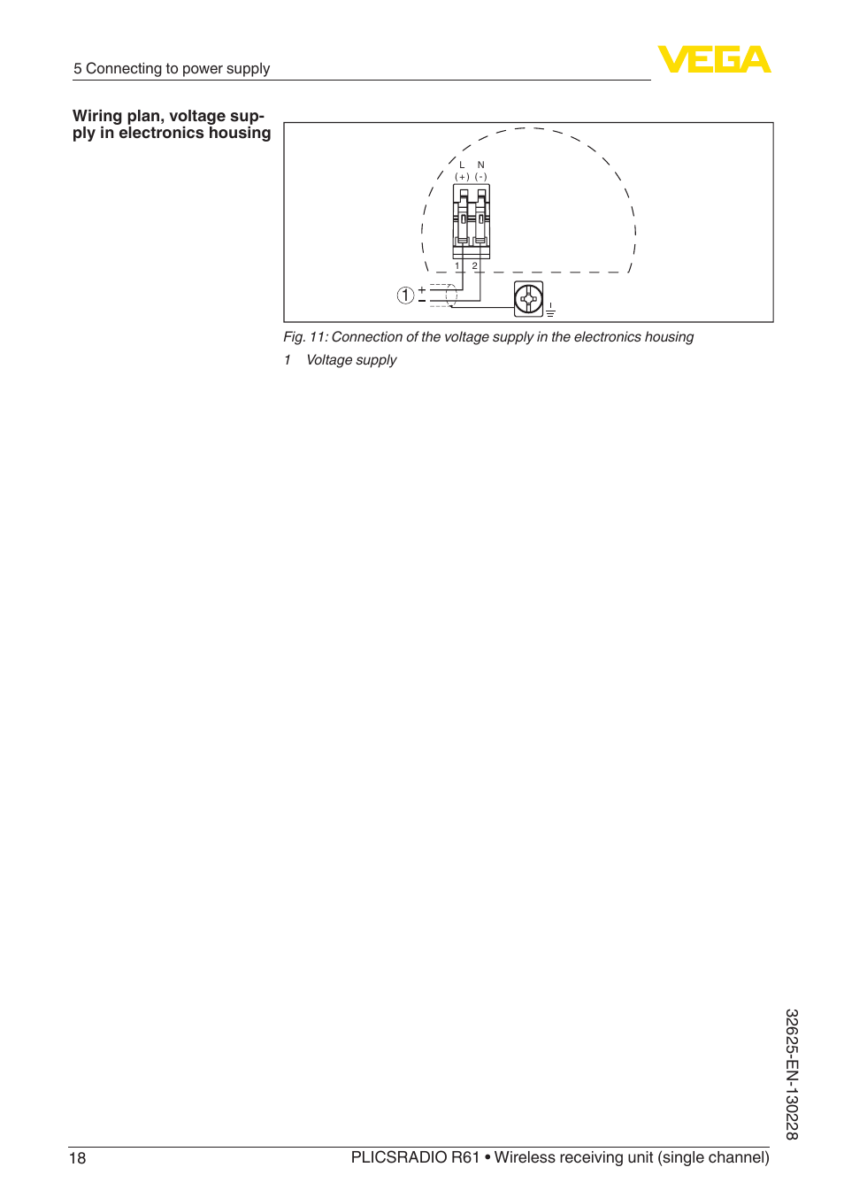 VEGA PLICSRADIO R61 Wireless receiving unit User Manual | Page 18 / 40
