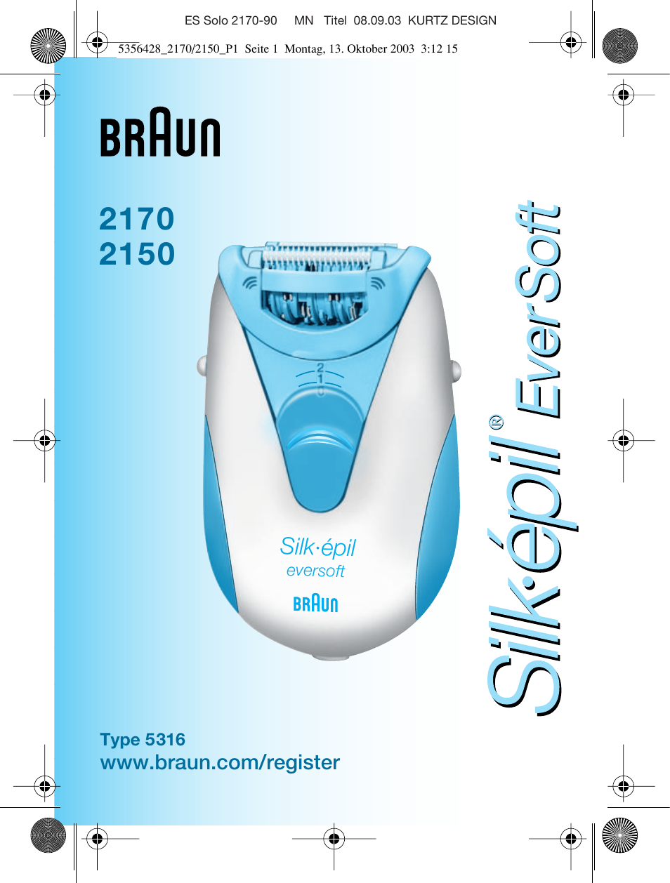 Braun TYPE 5316 User Manual | 76 pages