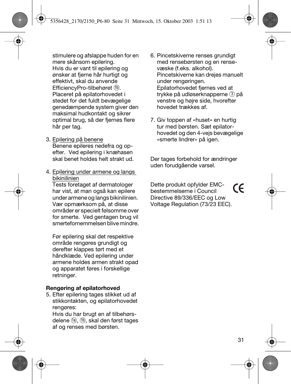 Braun TYPE 5316 User Manual | Page 30 / 76