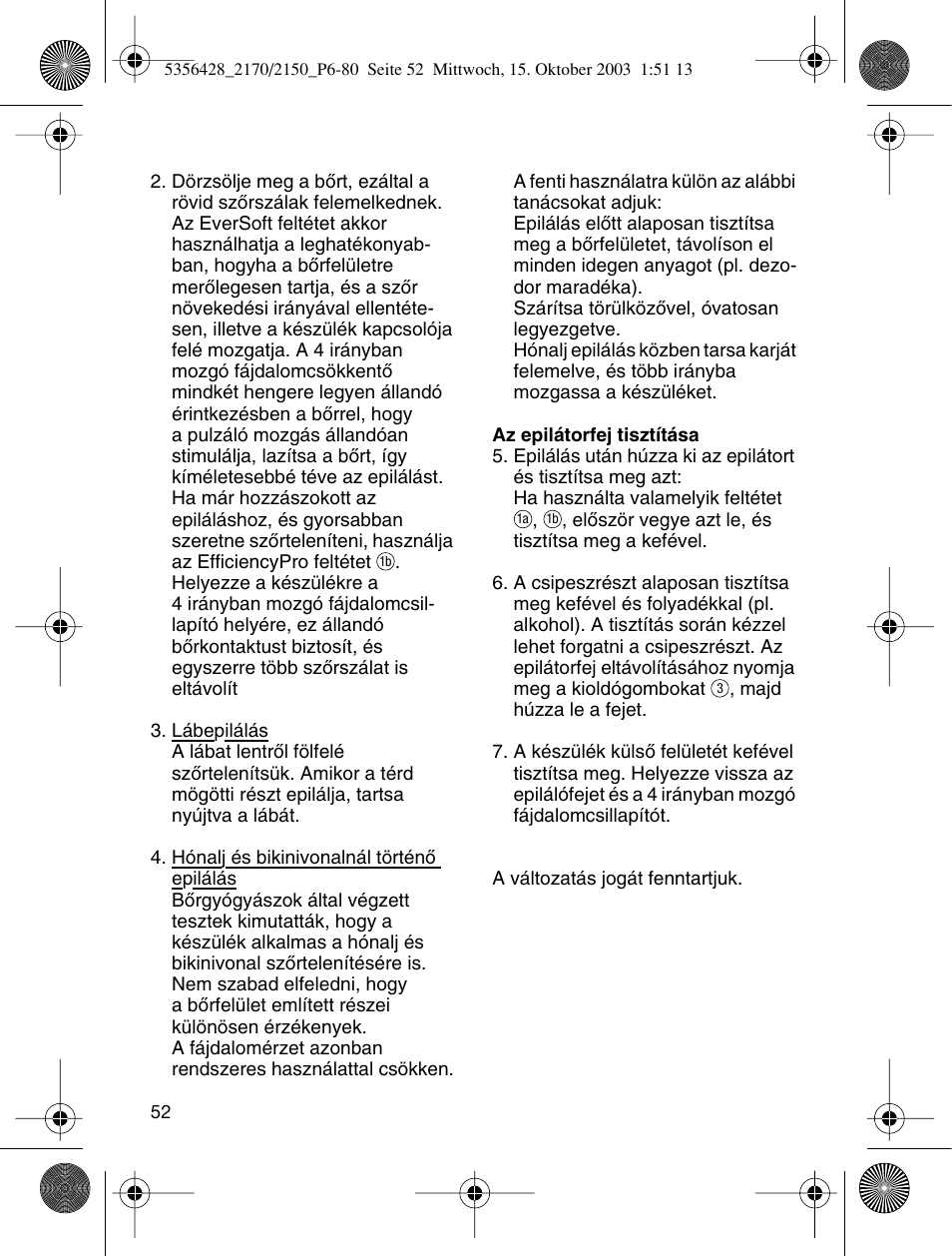 Braun TYPE 5316 User Manual | Page 51 / 76