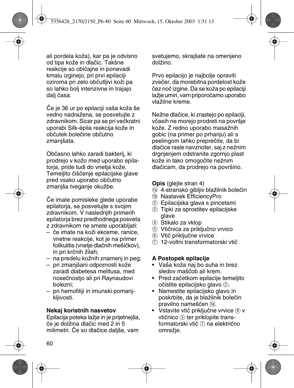 Braun TYPE 5316 User Manual | Page 59 / 76