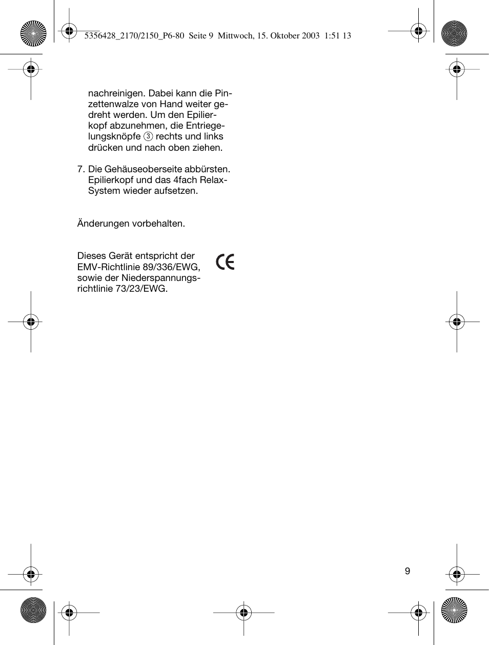 Braun TYPE 5316 User Manual | Page 8 / 76