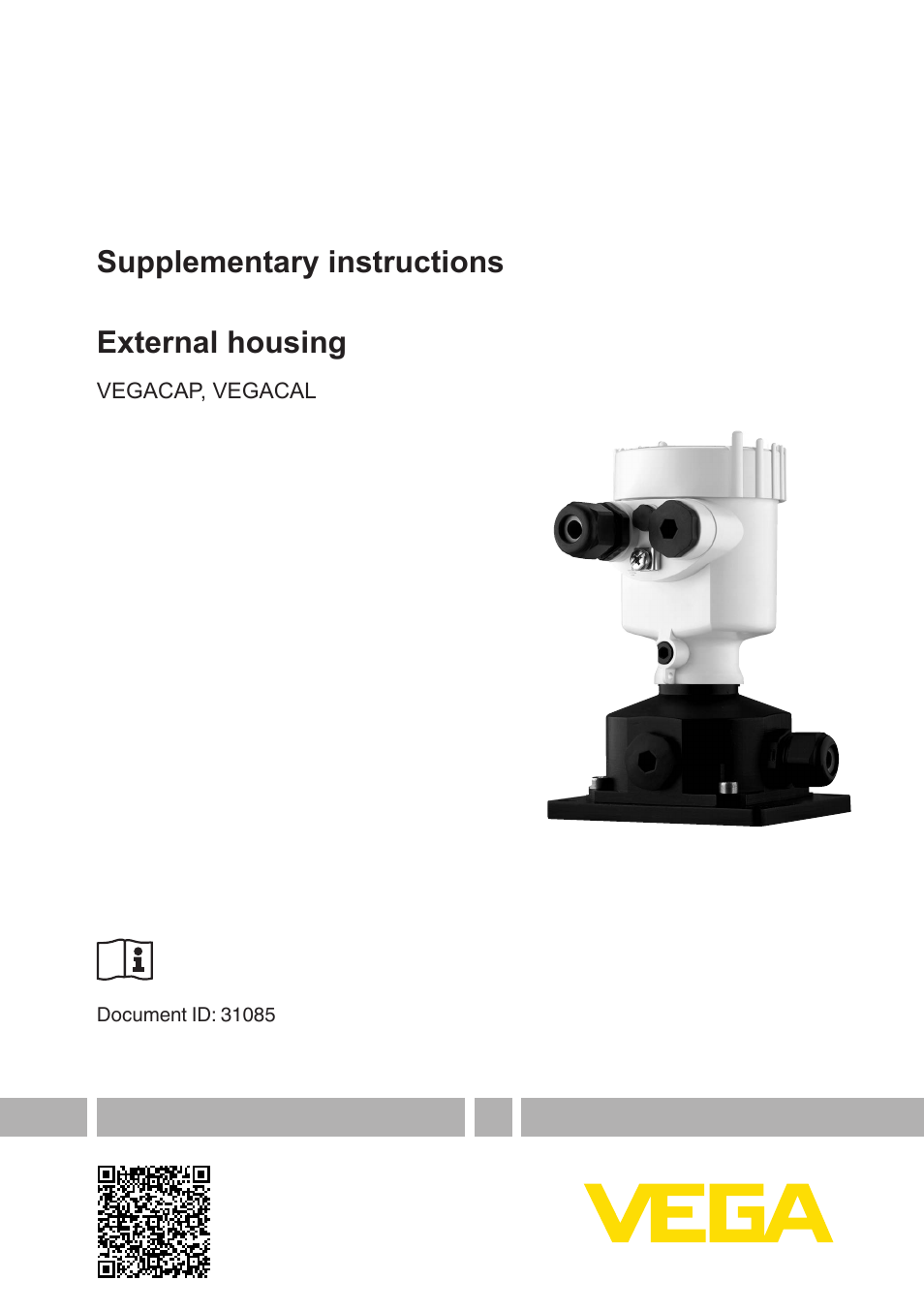 VEGA VEGACAL External housing User Manual | 20 pages