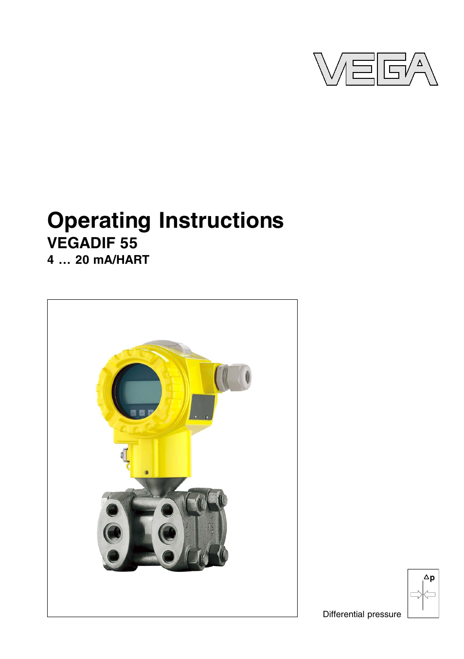 VEGA VEGADIF 55 4 … 20 mA_HART User Manual | 84 pages