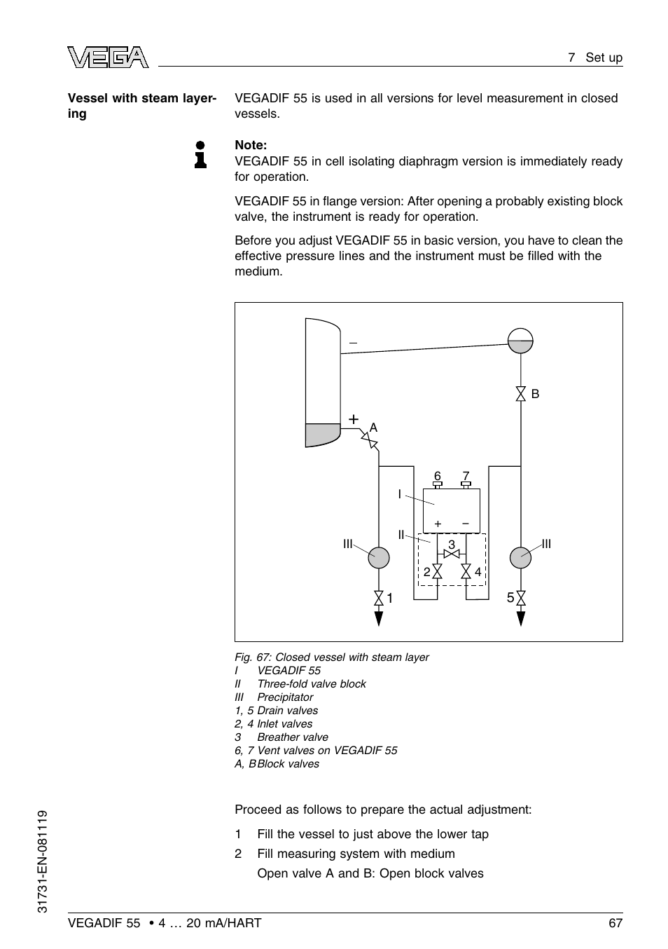 VEGA VEGADIF 55 4 … 20 mA_HART User Manual | Page 67 / 84