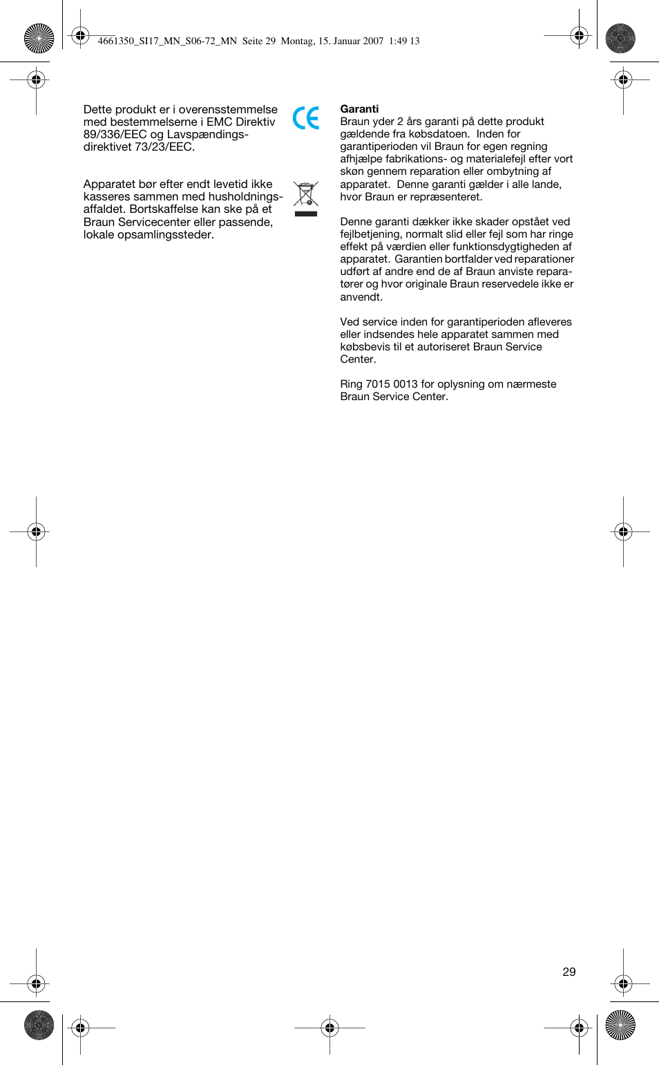 Braun SI 710 17610 PROSTYLE CONTROL User Manual | Page 29 / 70