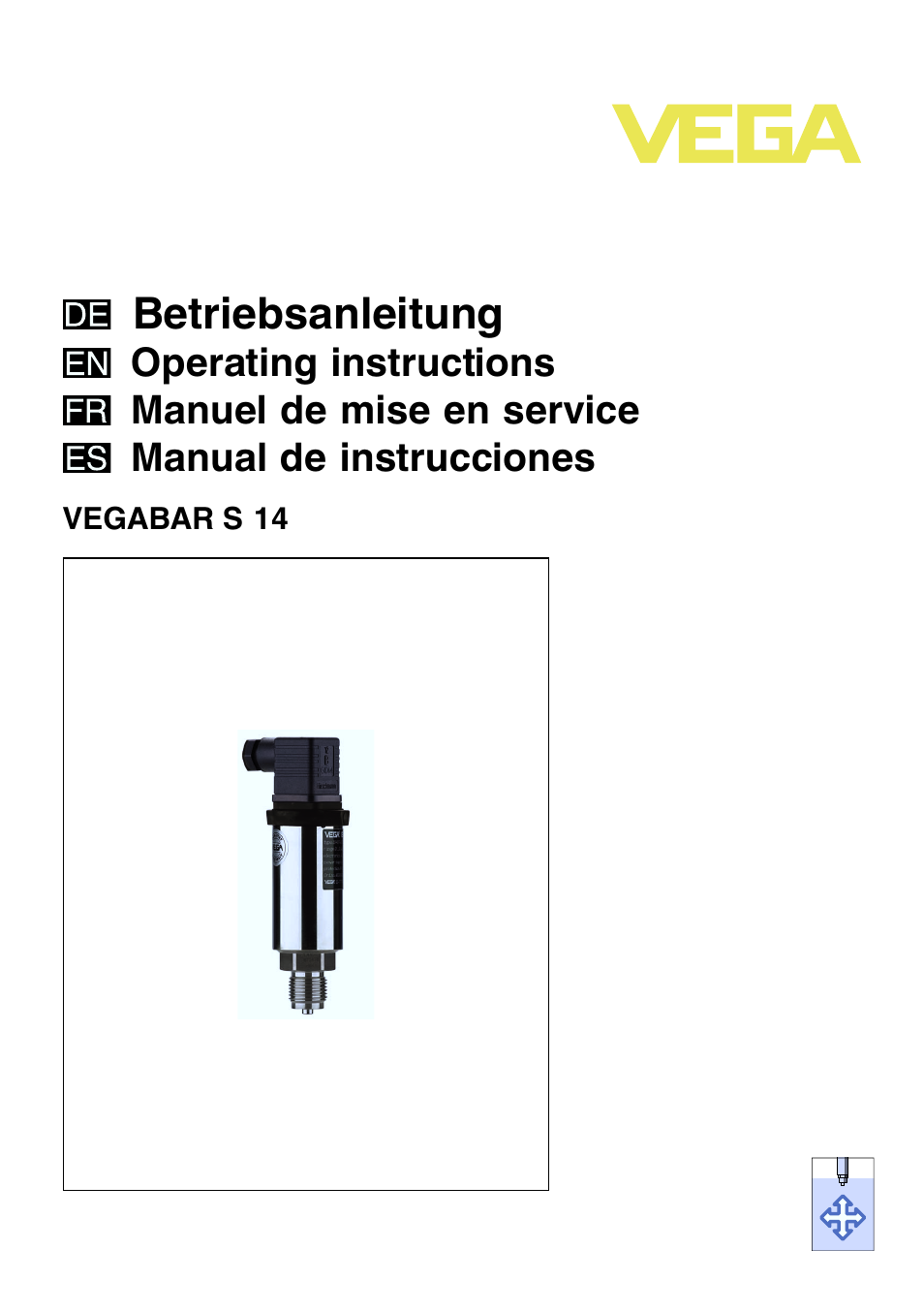 VEGA VEGABAR S 14 User Manual | 52 pages