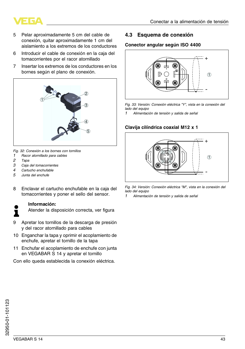 3 esquema de conexión | VEGA VEGABAR S 14 User Manual | Page 43 / 52