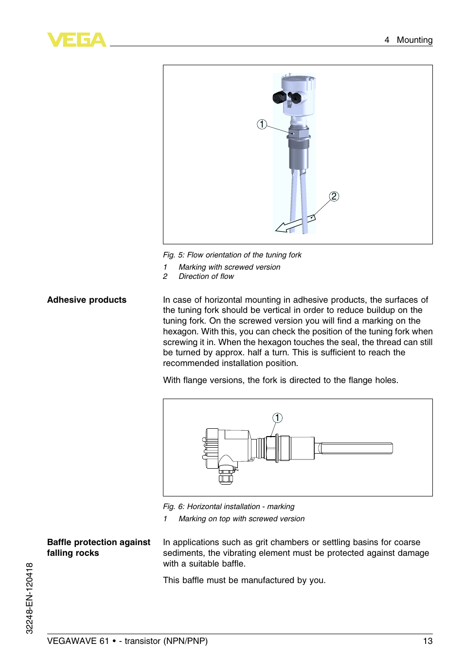 VEGA VEGAWAVE 61 - transistor (NPN-PNP) User Manual | Page 13 / 36