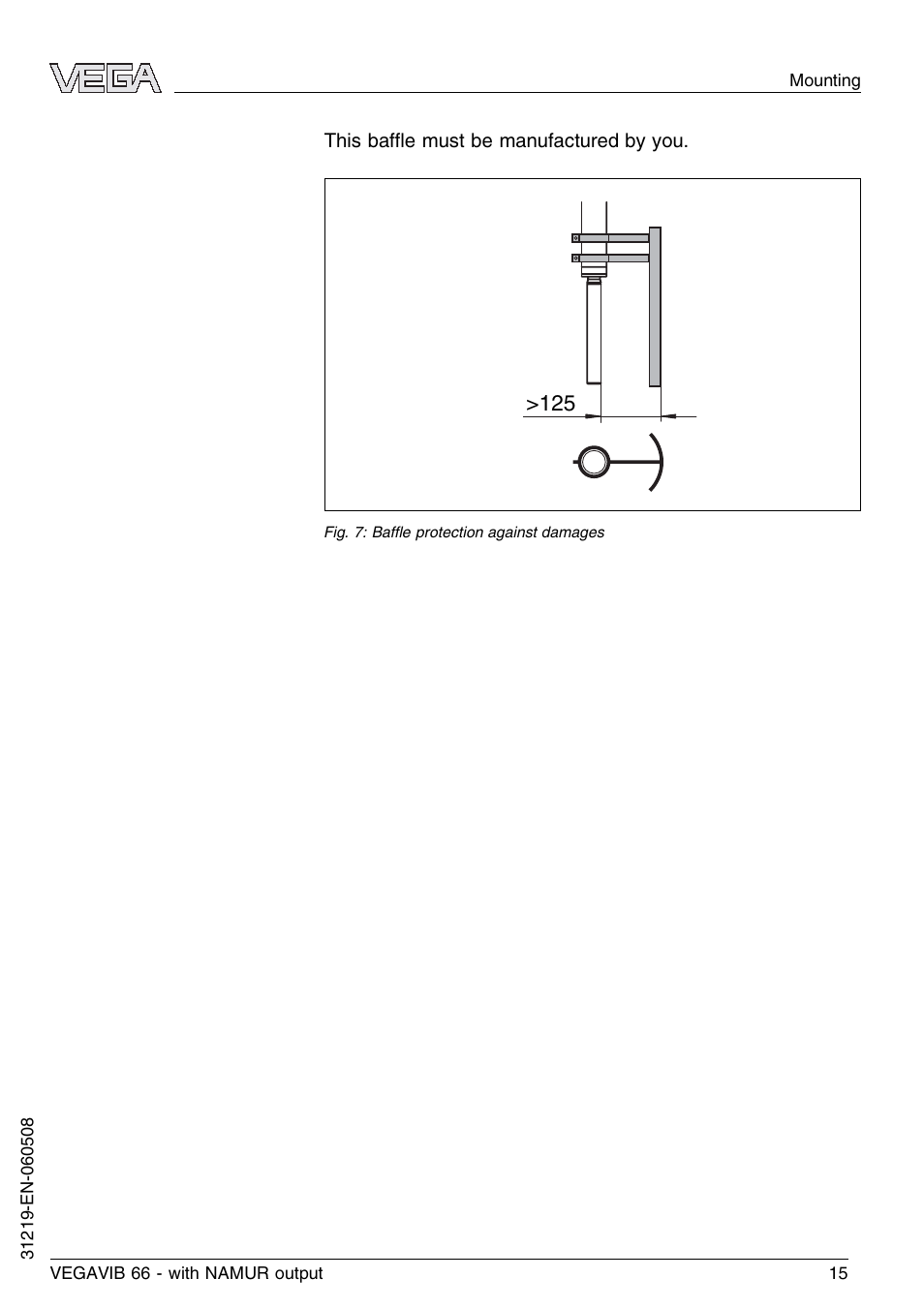 VEGA VEGAVIB 66 - NAMUR User Manual | Page 15 / 40