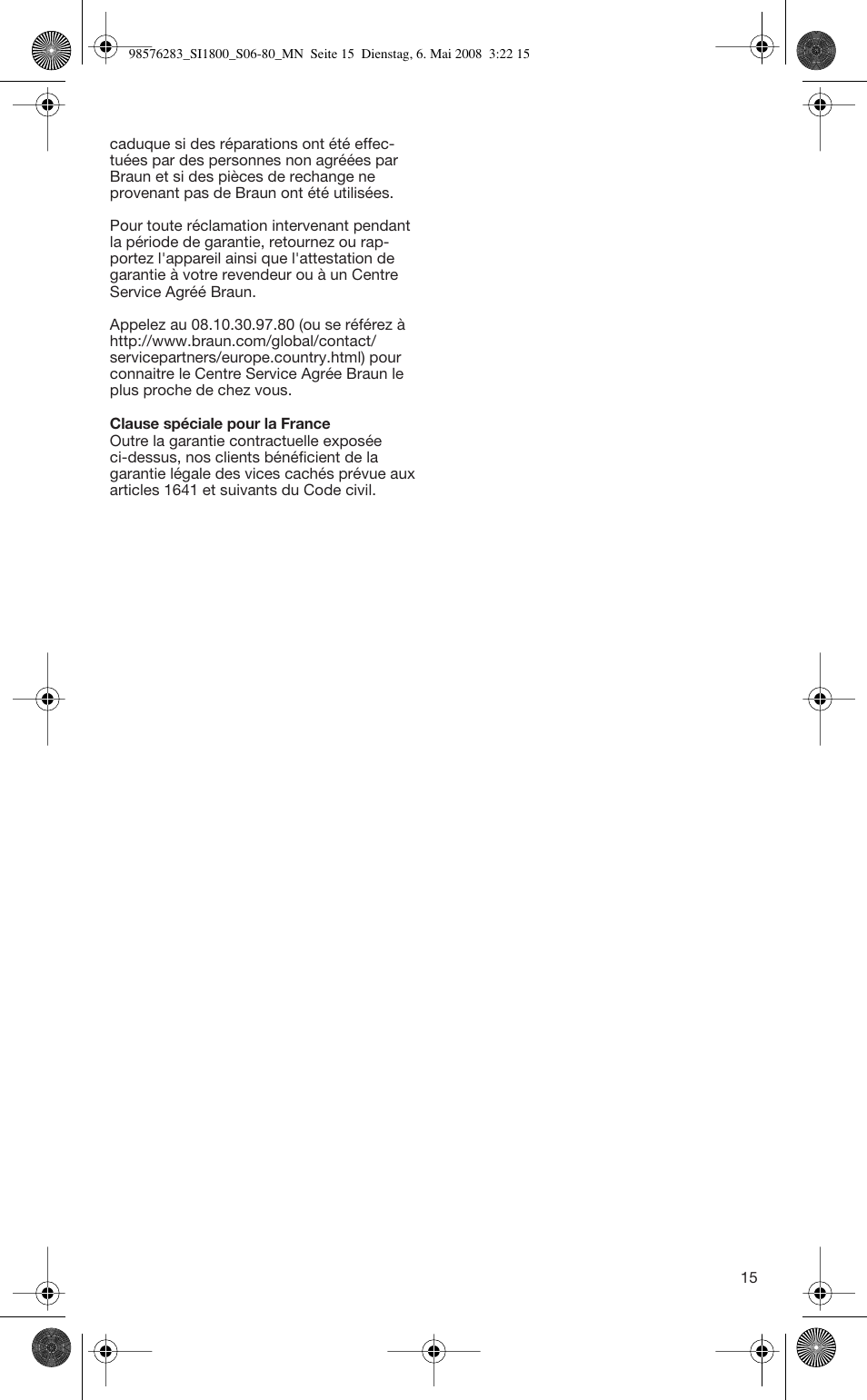 Braun SI 770 18895 TEXSTYLE CONTROL User Manual | Page 15 / 77