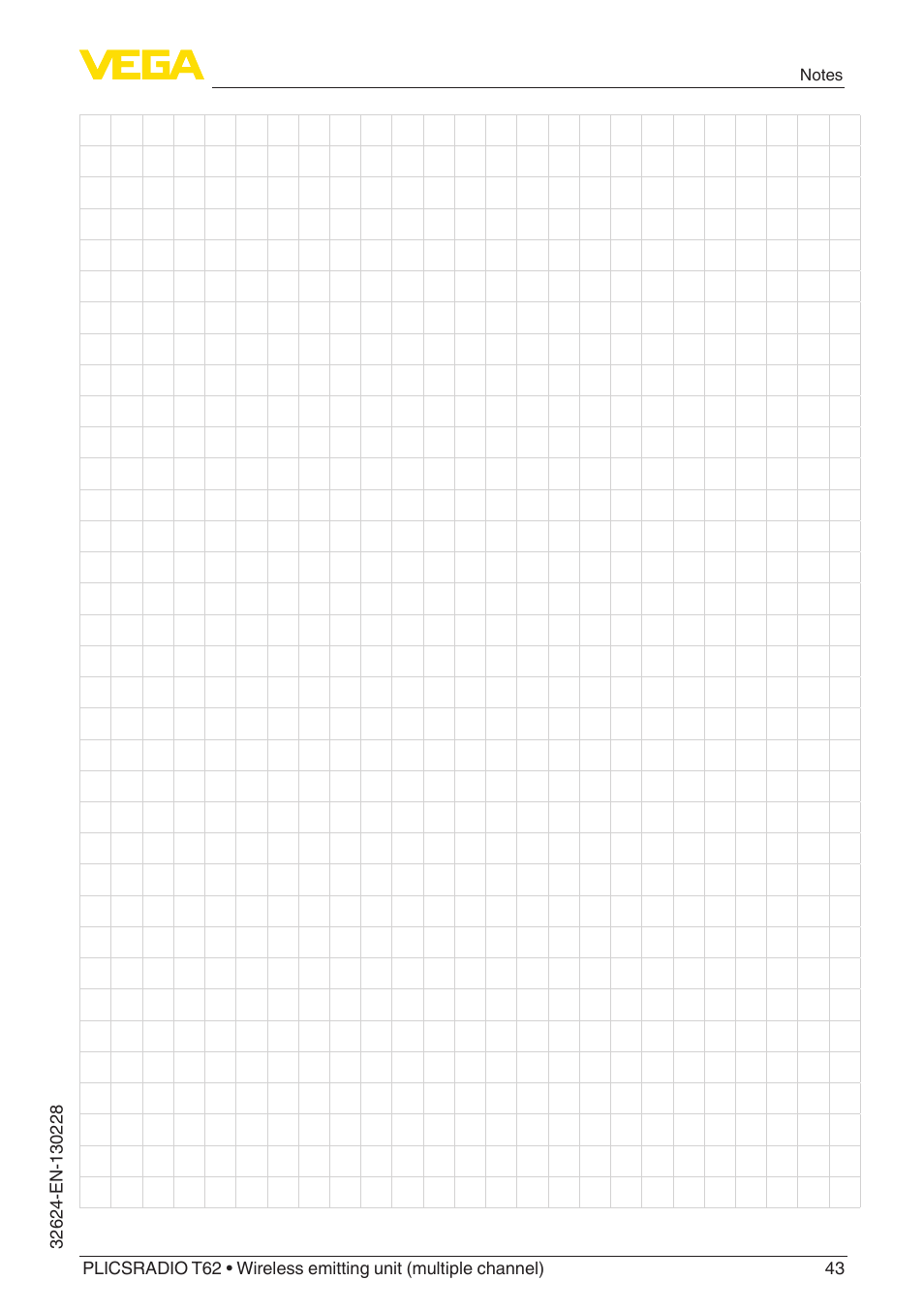 VEGA PLICSRADIO T62 Wireless emitting unit User Manual | Page 43 / 44