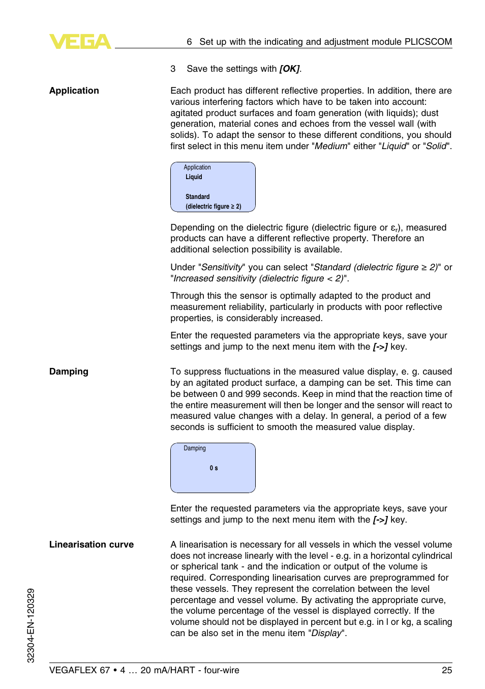 VEGA VEGAFLEX 67 (-40…+150°C PFA insulated) 4 … 20 mA_HART four-wire User Manual | Page 25 / 56