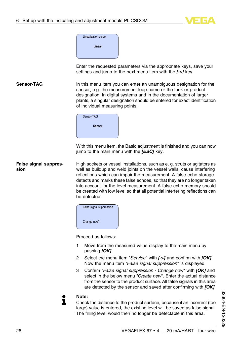 VEGA VEGAFLEX 67 (-40…+150°C PFA insulated) 4 … 20 mA_HART four-wire User Manual | Page 26 / 56