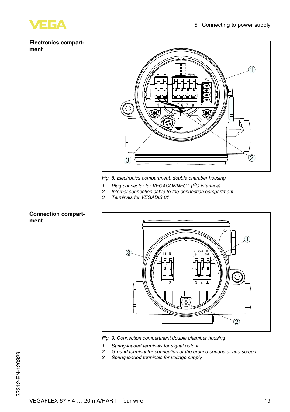 VEGA VEGAFLEX 67 (-200…+400°C) 4 … 20 mA_HART four-wire User Manual | Page 19 / 56