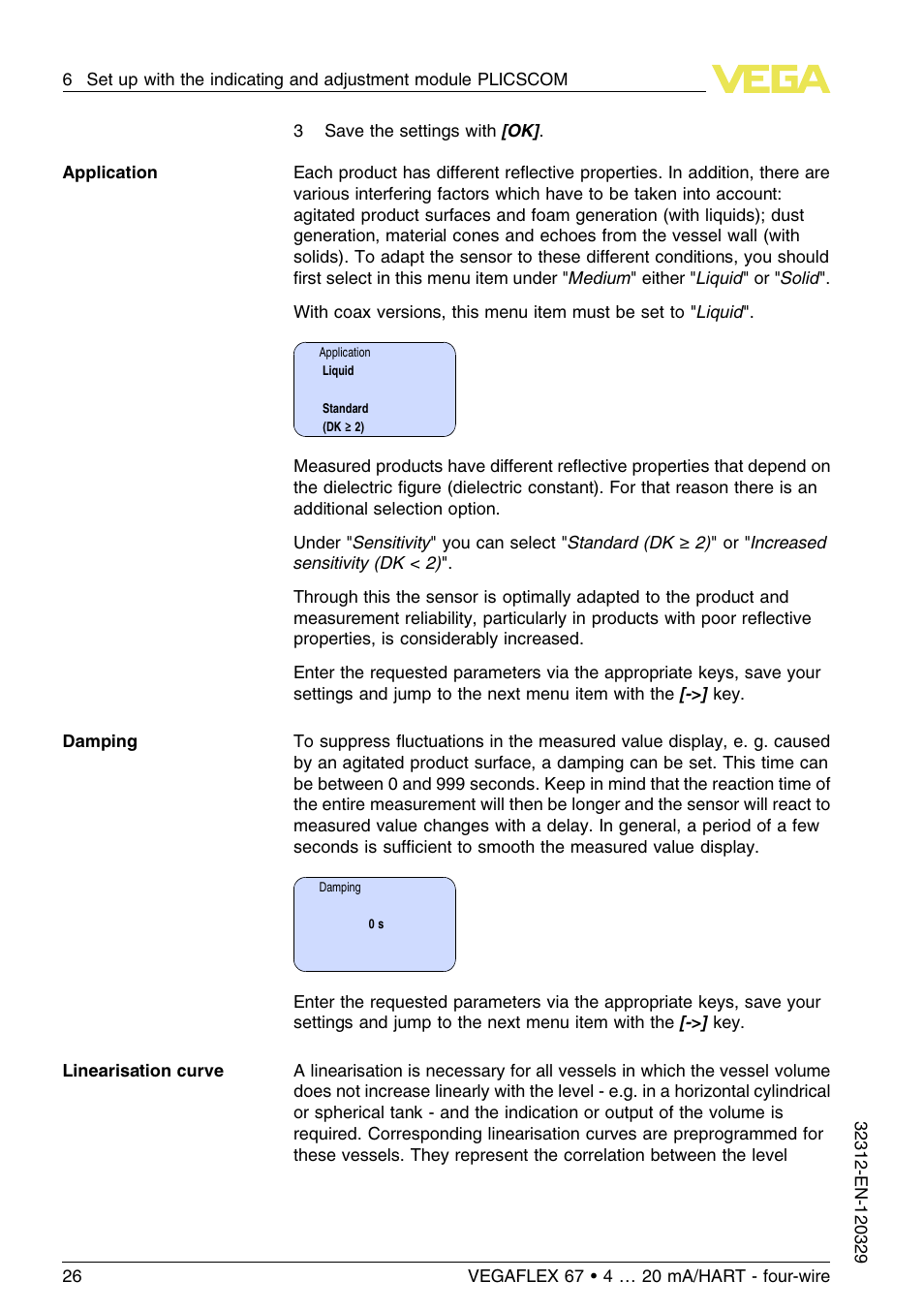 VEGA VEGAFLEX 67 (-200…+400°C) 4 … 20 mA_HART four-wire User Manual | Page 26 / 56