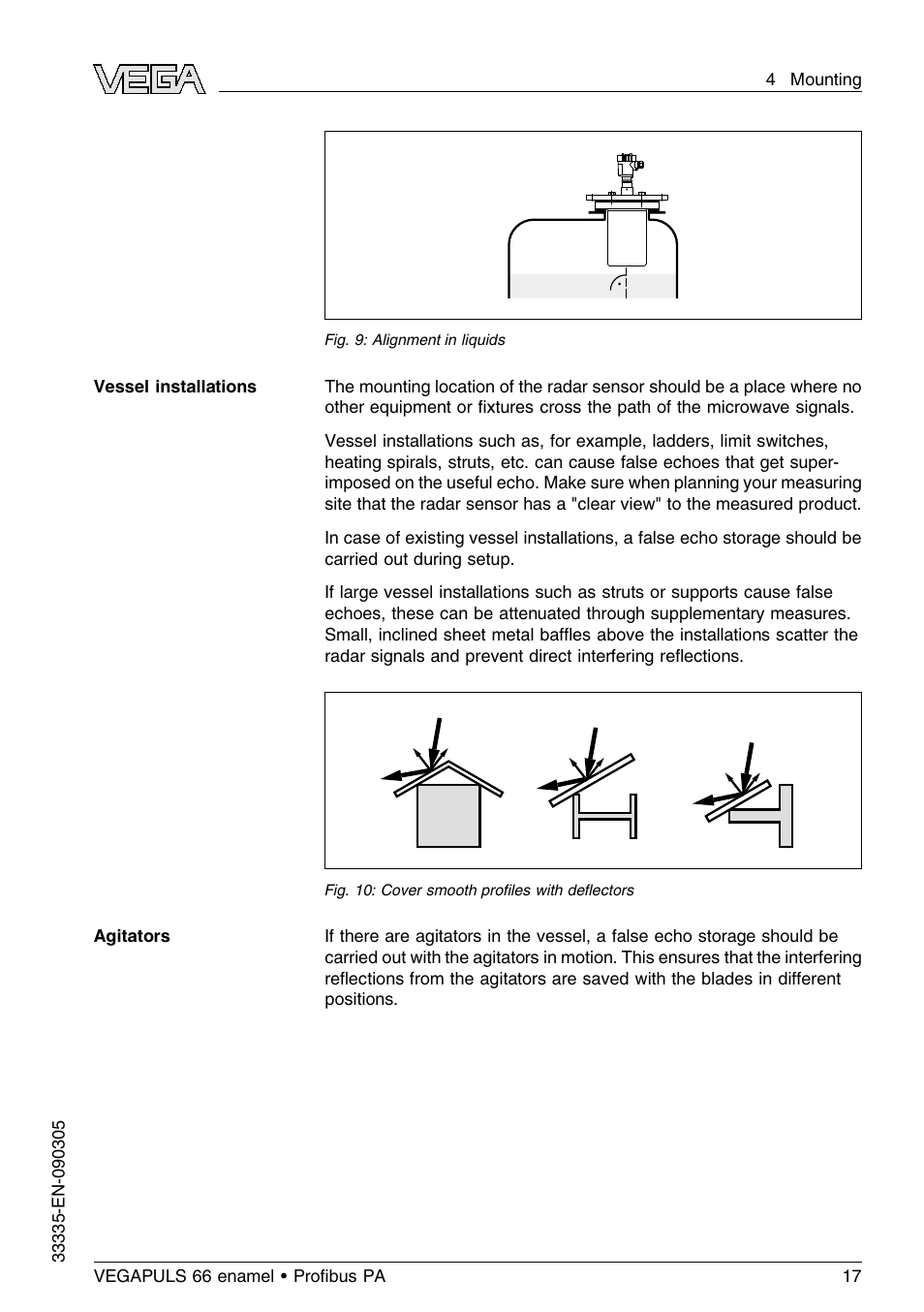 VEGA VEGAPULS 66 (≥ 2.0.0 - ≤ 3.8) enamel Proﬁbus PA User Manual | Page 17 / 64