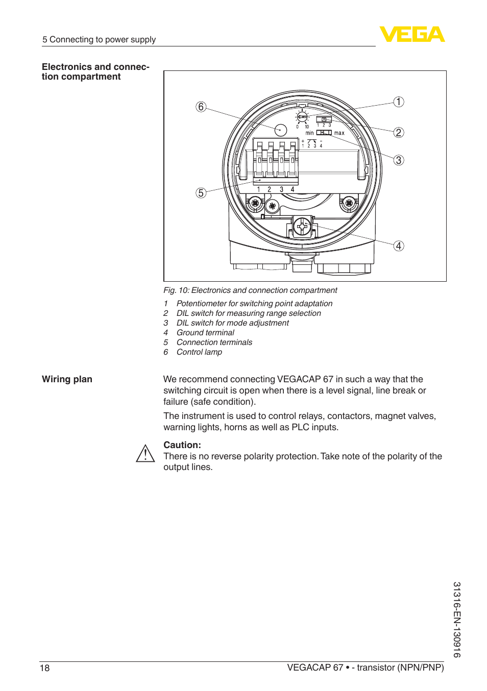 VEGA VEGACAP 67 - transistor (NPN_PNP) User Manual | Page 18 / 40