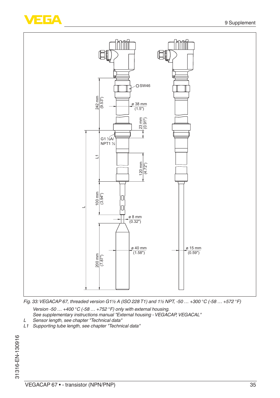 VEGA VEGACAP 67 - transistor (NPN_PNP) User Manual | Page 35 / 40