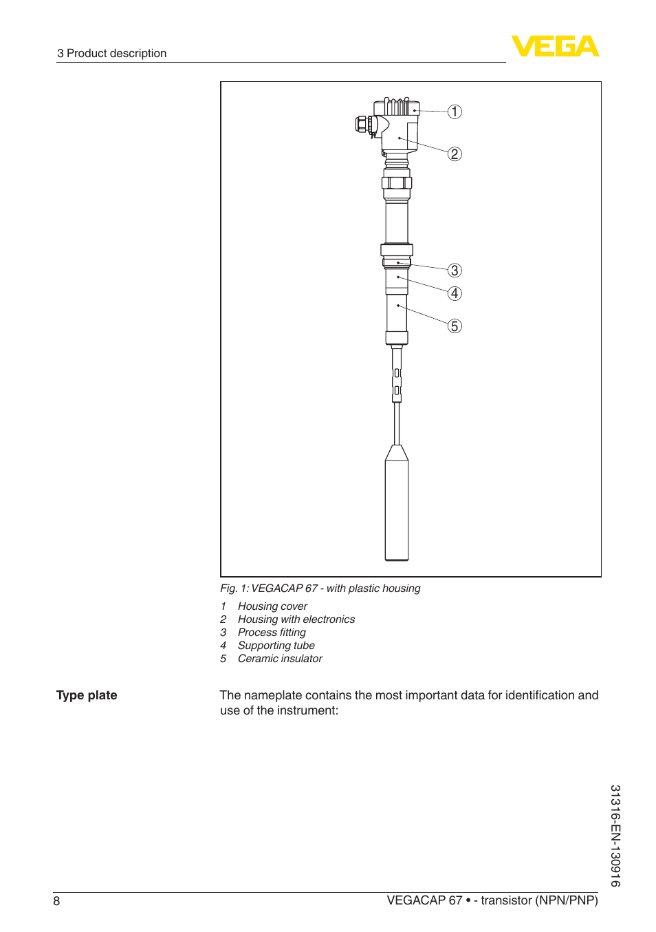 VEGA VEGACAP 67 - transistor (NPN_PNP) User Manual | Page 8 / 40