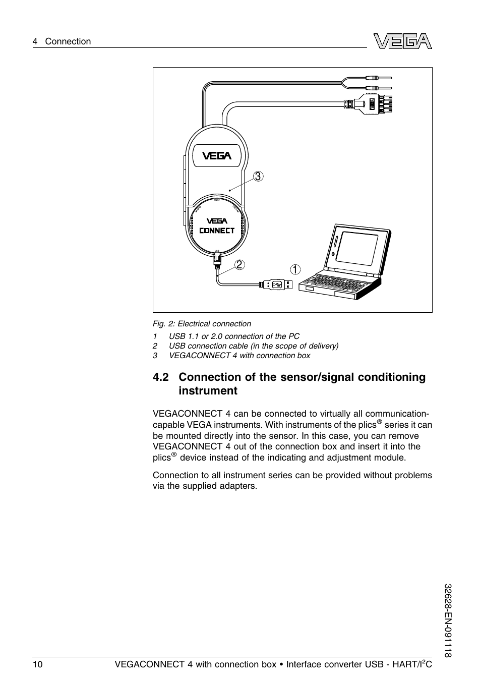 VEGA VEGACONNECT 4 User Manual | Page 10 / 24